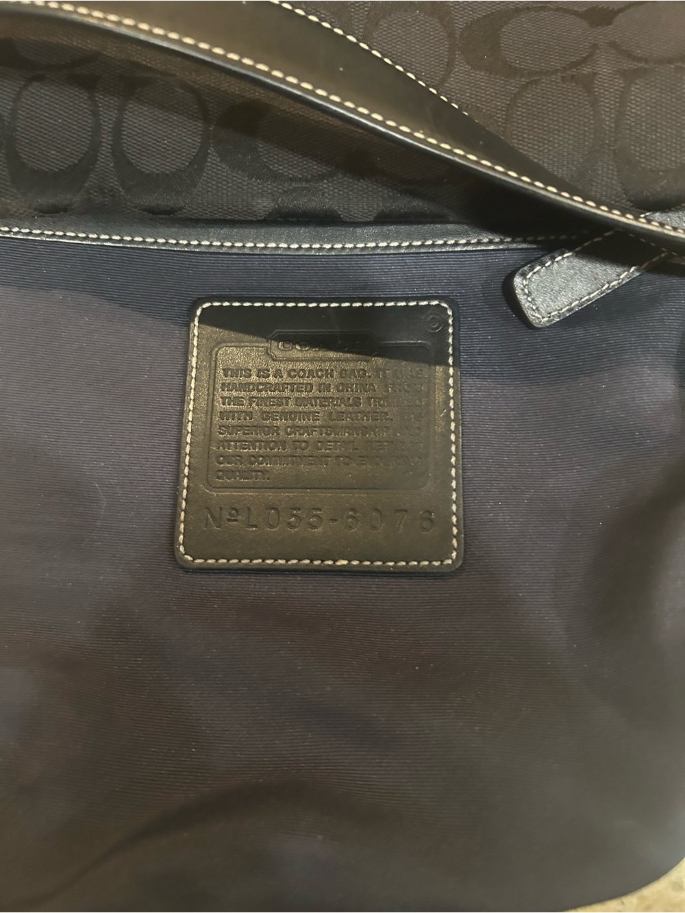 Coach Signature Soho black jacquard and leather bucket bundle with with wallet - Picture 4 of 15